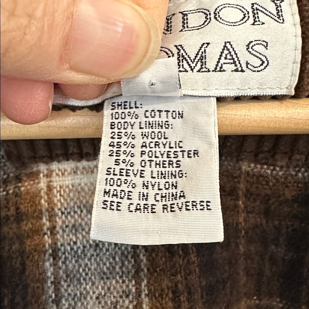 Brandon Thomas Dark Brown Corduroy Jacket - Picture 5 of 12